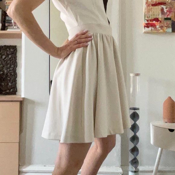 Malene Birger A/S White and Black Cocktail Dress - Picture 9 of 9